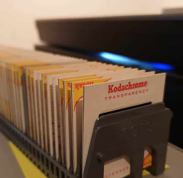 Kodachrome met scanner