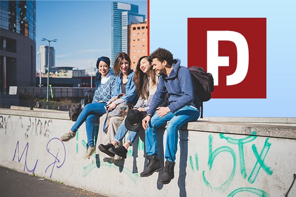 Uitsnijden groep op muur